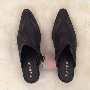 ROPER WESTERN MULES SIZE 9 NWT